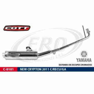 ESCAPE YAMAHA NEW CRYPTON CON RECUPERADOR DE GASES 3,5¿ *