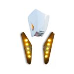 GUIÑOS LED HONDA TORNADO TRIANGULARES MASCARA*